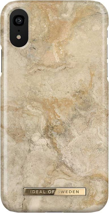 iDeal of Sweden suojakuori Apple iPhone XR (Sandstone Marble)