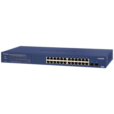 Netgear GS724TPv2 Smart 24-port Gigabit PoE Plus kytkin