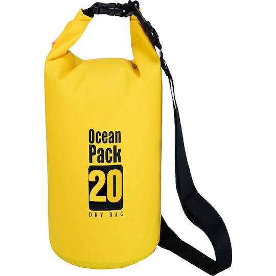 Hello Dry Bag 20L vedenpitävä pakkauspussi (keltainen)