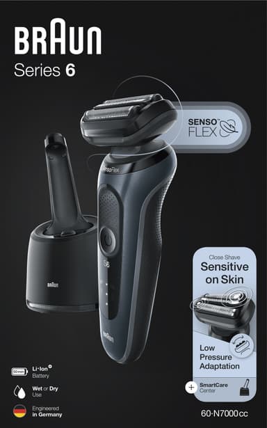 Braun Series 6 parranajokone BRA60N7000CC (musta)
