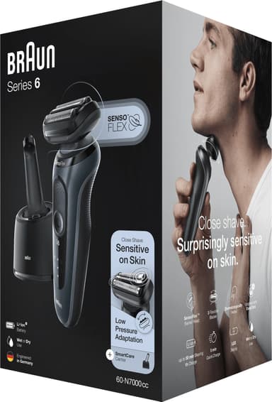 Braun Series 6 parranajokone BRA60N7000CC (musta)