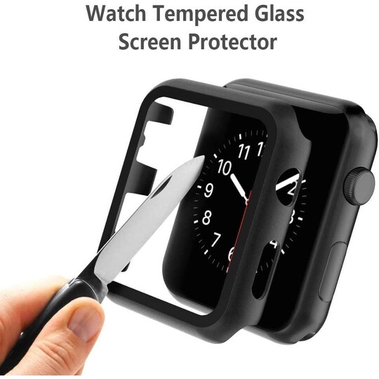 Näytönsuoja Apple Watch 1/2/3 38 mm karkaistu lasi