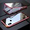 Siirrettävä kansi, jossa kaksipuolinen karkaistu lasi - XiaoMi 8 - Punainen
