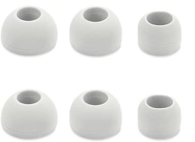 3 pack universal kuulokkeet silikoni valkoinen DJ 3 pack universal kuulokkeet silikoni valkoinen