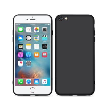 Nestemäinen silikonikotelo iPhone 6 / 6S - musta