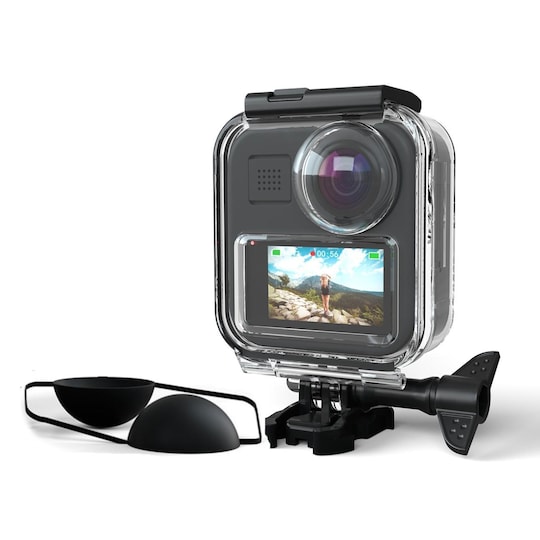 GoPro Max Action -kameran vedenpitävä kotelo musta / läpinäkyvä