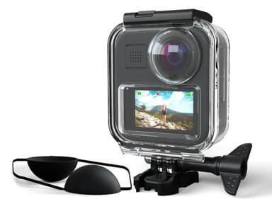 GoPro Max Action -kameran vedenpitävä kotelo musta / läpinäkyvä