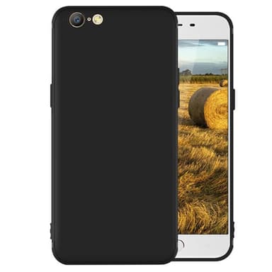 Nestemäinen silikonikotelo iPhone 6 / 6S - musta
