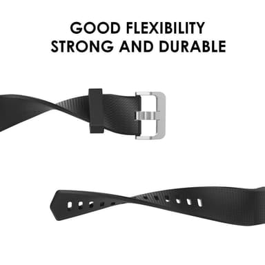 Fitbit Carge 2 ranneke - Musta L