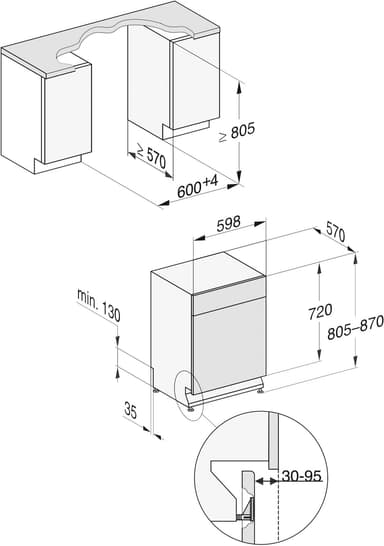 Miele astianpesukone G5022SCUBRWS (valkoinen)