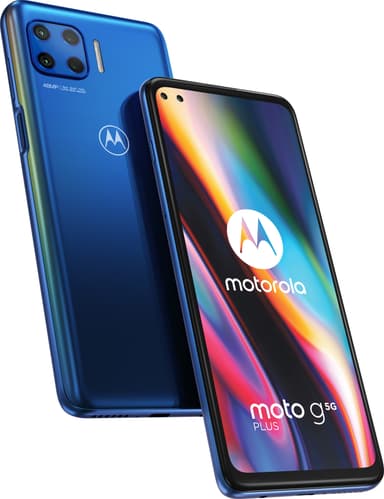 Motorola Moto G 5G Plus älypuhelin 4/64GB (surfing blue)