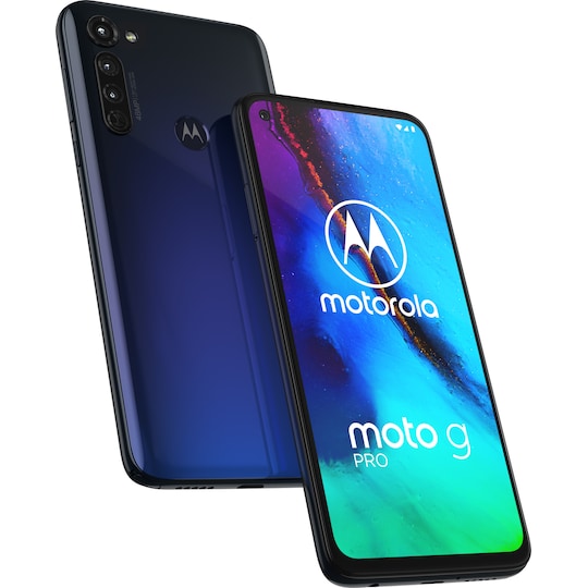 Motorola Moto G Pro älypuhelin 4/128GB (Mystic Indigo)