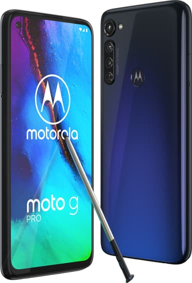 Motorola Moto G Pro älypuhelin 4/128GB (Mystic Indigo)