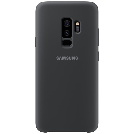 Samsung Galaxy S9 Plus silikonikuori (musta)