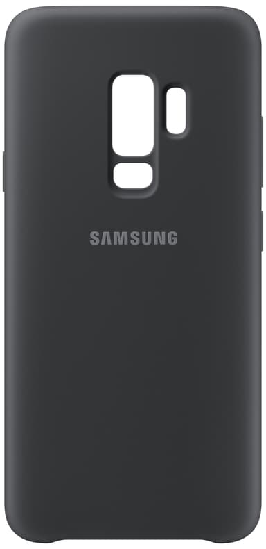Samsung Galaxy S9 Plus silikonikuori (musta)