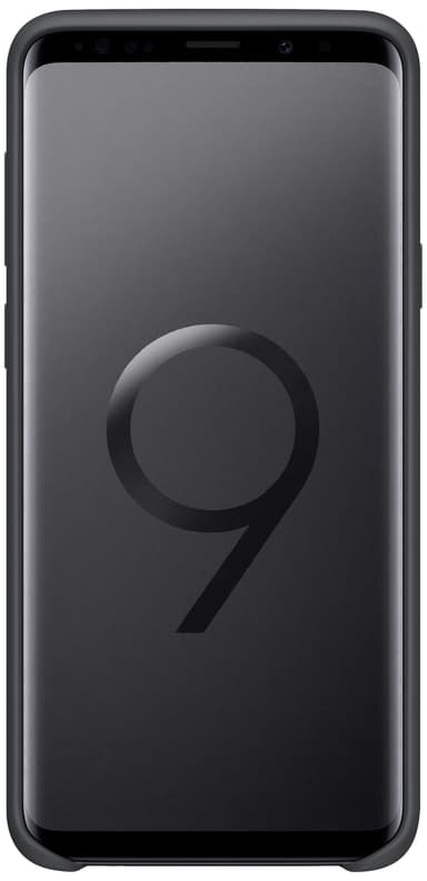 Samsung Galaxy S9 Plus silikonikuori (musta)