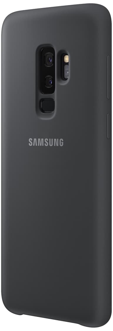 Samsung Galaxy S9 Plus silikonikuori (musta)