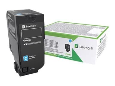 Lexmark - Tuottoisa - sinivihreä - alkuperäinen - väriainekasetti - LCCP, LRP, Lexmark Corporate