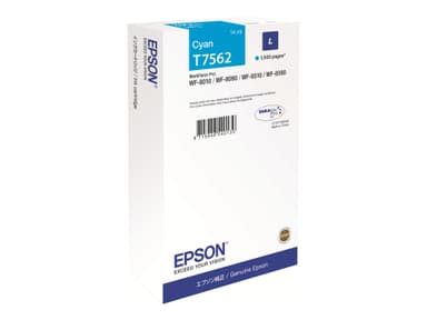 Epson T7562 - L size - cyan - original - ink cartridge