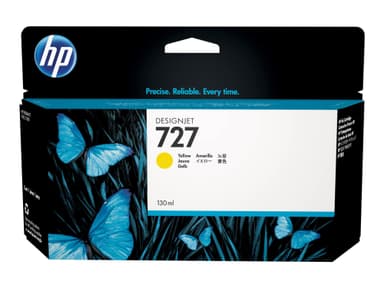 HP 727 - dye-based keltainen - alkuperäinen - DesignJet - mustepatruuna