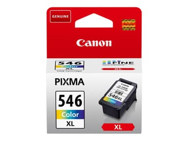 Canon CL-546XL - Tuottoisa - väri (sinivihreä, sinipunainen, keltainen) - alkuperäinen - mustepatruuna