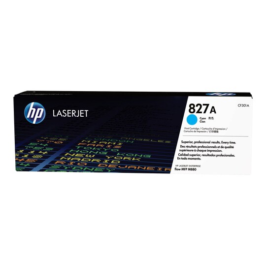 HP 827A - sinivihreä - alkuperäinen - LaserJet - väriainekasetti (CF301A)