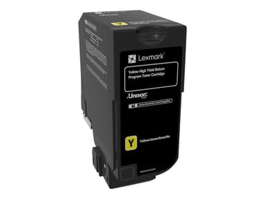 Lexmark - Tuottoisa - keltainen - alkuperäinen - väriainekasetti - LCCP, LRP