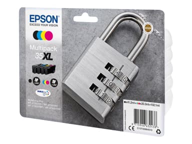 Epson 35XL Multipack - 4 pakettia - XL - musta, keltainen, sinivihreä, magenta - alkuperäinen - mustepatruuna