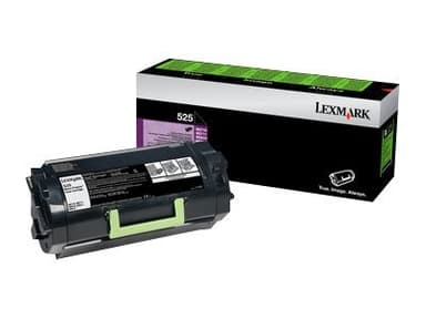 Lexmark 522 - musta - alkuperäinen - väriainekasetti - LCCP, LRP