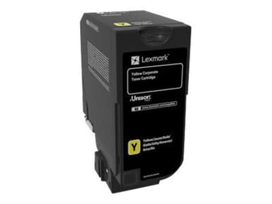 Lexmark - keltainen - alkuperäinen - väriainekasetti - LCCP, Lexmark Corporate