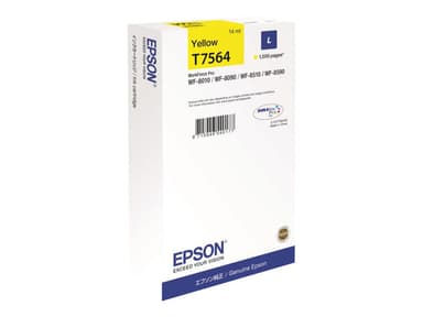 Epson T7564 - L size - yellow - original - ink cartridge