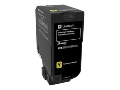 Lexmark - Tuottoisa - keltainen - alkuperäinen - väriainekasetti - LCCP, LRP
