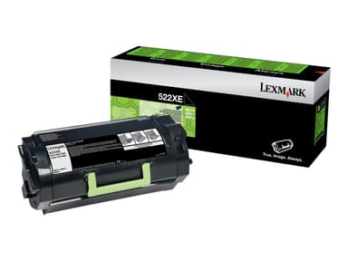 Lexmark 522XE - Extra High Yield - black - original - toner cartridge - Lexmark Corporate