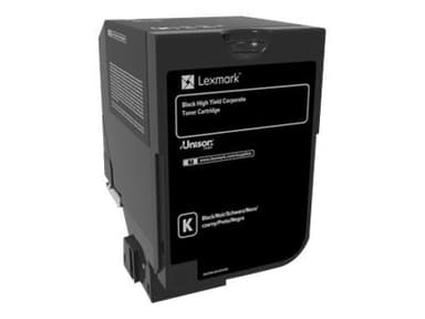 Lexmark Corporate - Tuottoisa - musta - alkuperäinen - väriainekasetti - LCCP, LRP