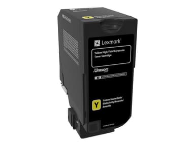 Lexmark - Tuottoisa - keltainen - alkuperäinen - väriainekasetti - LCCP, Lexmark Corporate