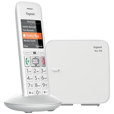 Gigaset Dect E370 langaton puhelin (valkoinen)