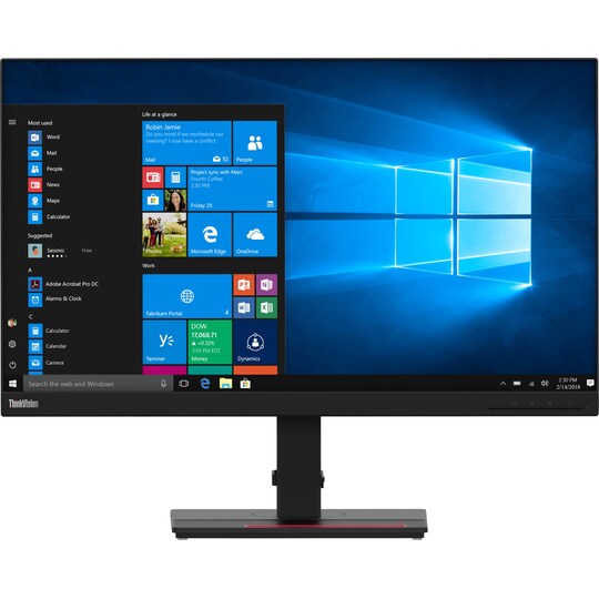 Lenovo ThinkVision T27h-20 27" näyttö (musta)