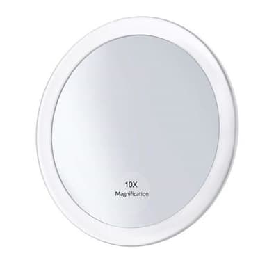 UNIQ Mini Meikkipeili 10x Suurennuksella - Valkoinen
