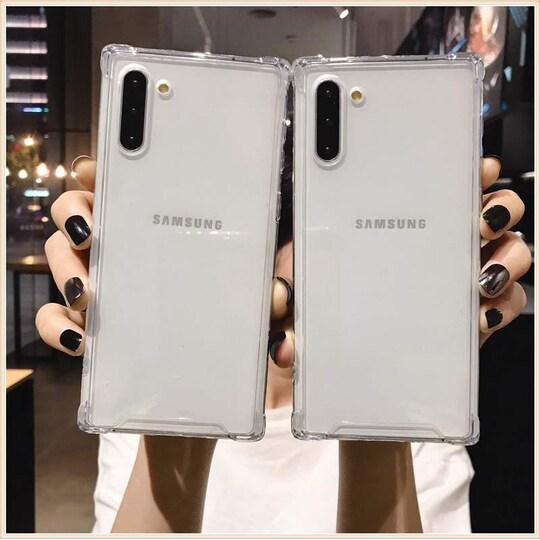 Kännykkäkotelo Samsung Galaxy Note 10: lle - läpinäkyvä