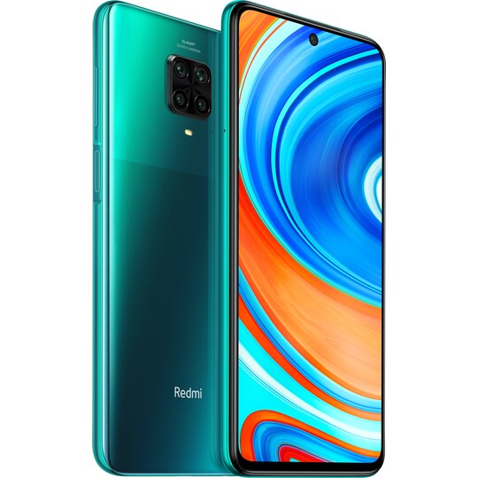 Xiaomi Redmi Note 9 Pro älypuhelin 6/128GB (Tropical Green)