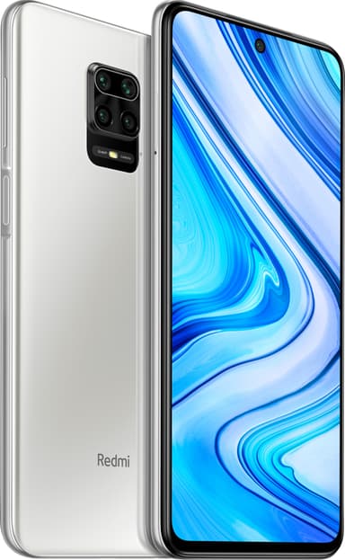 Xiaomi Redmi Note 9 Pro älypuhelin 6/128GB (Glacier White)