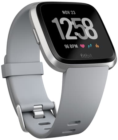 Fitbit Versa älykello (harmaa/hopea alumiini)