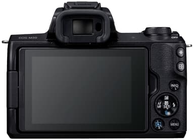 Canon EOS M50 kompakti järjestelmäkamera + 15-45 IS STM objektiivi