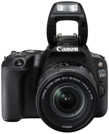 Canon EOS 200D DSLR kamera + 18-55mm DC III objektiivi