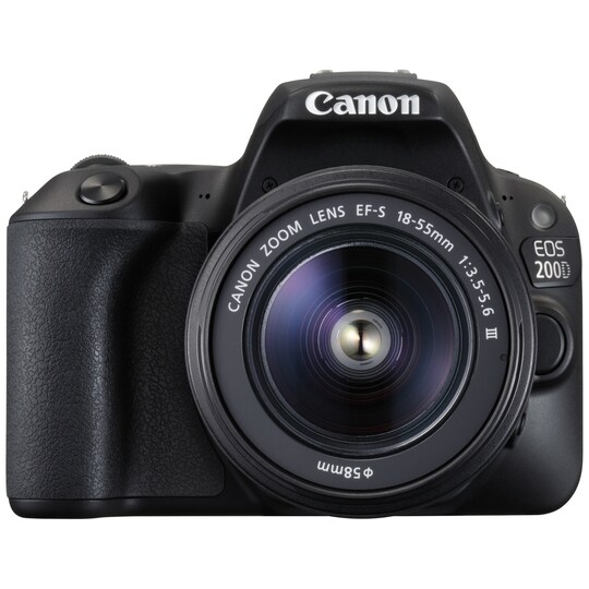 Canon EOS 200D DSLR kamera + 18-55mm DC III objektiivi