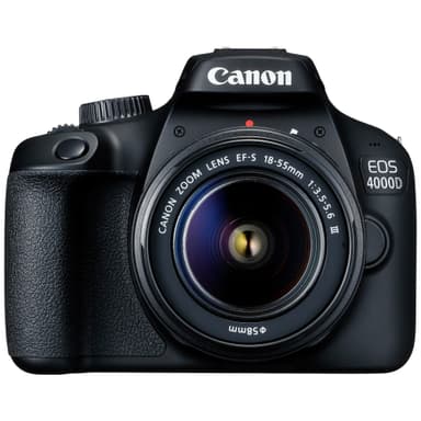Canon EOS 4000D DSLR kamera + 18-55 DC III objektiivi