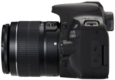 Canon EOS 200D DSLR kamera + 18-55mm DC III objektiivi