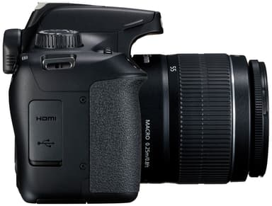 Canon EOS 4000D DSLR kamera + 18-55 DC III objektiivi