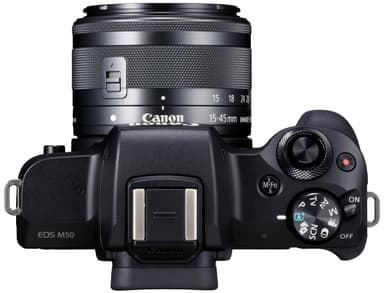 Canon EOS M50 kompakti järjestelmäkamera + 15-45 IS STM objektiivi