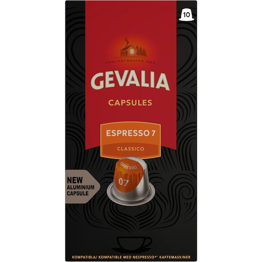Gevalia Espresso 7 Classico kahvikapselit 4051000